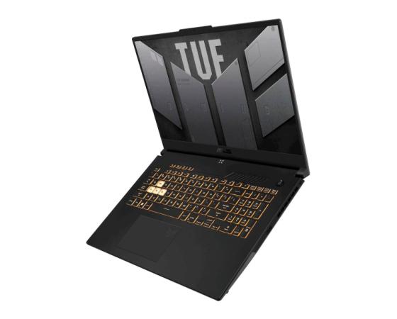 Лаптоп Asus TUF Gaming F17 FX707ZC4-HX049, Intel Core i5-12500H 12C (2.5/4.5GHz, 18M Cache) 17.3" (43.94cm) Full HD IPS 144Hz Anti-Glare, NVIDIA GF RTX 3050 4GB, 16GB DDR4, 1TB SSD NVMe, 1x Thunderbolt 4, Free DOS