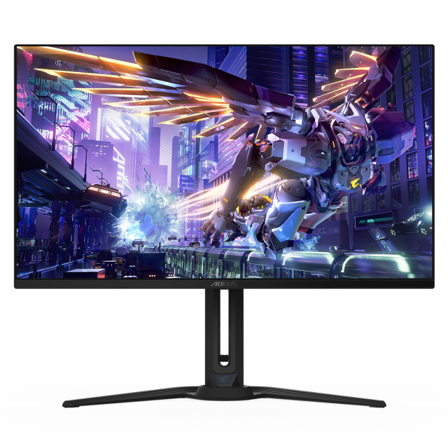 Монитор GIGABYTE AORUS FO32U2P, 31.5" (80.01 cm) QD-OLED, 4K UHD, Vesa ClearMR 13000, HDR 400, 240Hz, 0.03ms, 2x HDMI, 2x DP, 1x miniDP