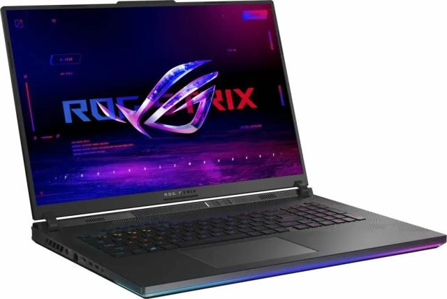 Лаптоп ASUS ROG Strix SCAR 18 2024 G834JZR-R6018X, 18.0" (45.72 cm) WQXGA, Intel Core i9-14900HX 24C (1.6/5.8GHz, 36MB cache), NVIDIA RTX 4080 12 GB GDDR6 DLSS 3, 32GB DDR5, 1TB SSD, Windows 11 Pro