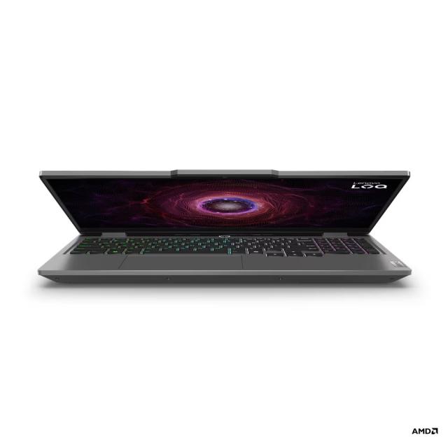 Лаптоп Lenovo LOQ 15AHP9, AMD Ryzen 5 8645HS 6C (4.3/5.0GHz, 16MB cache), 15.6" (39.62cm) Full HD IPS Anti-Glare, GF RTX 3050 6GB, 16GB DDR5, 512GB SSD NVMe, 1x USB 3.2 Gen 2 Type-C, Free DOS