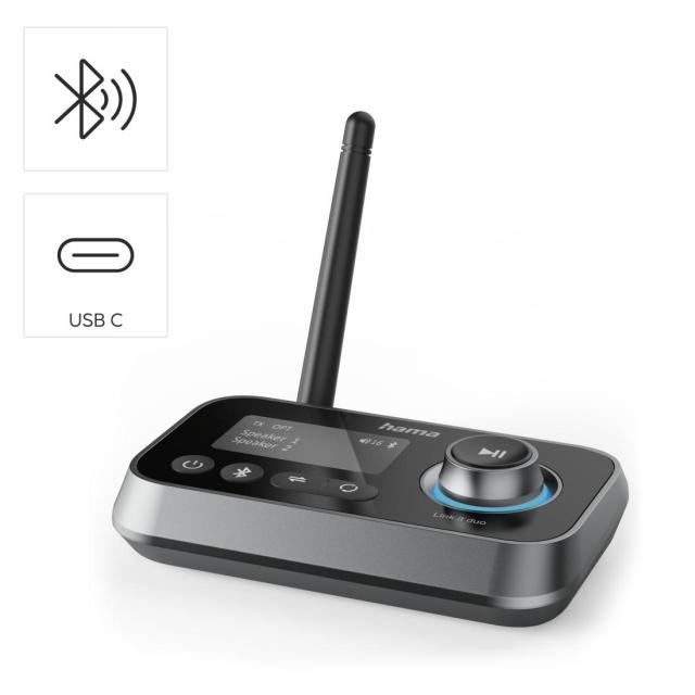 Hama Bluetooth адаптер "Link.it duo"  предавател и приемник