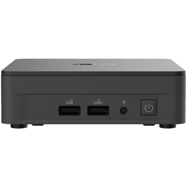 Настолен компютър ASUS NUC 12 Pro Kit NUC12WSKi5, Intel Core i5-1240P 12C (1.70 / 4.40 GHz, 12 MB Cache), Intel Iris Xe Graphics, 4x USB, M.2 22x80 NVMe, Wi-Fi 6E, 2,5Gbe LAN, 2x HDMI, 2x Thunderbolt 4 (USB-C+DP)