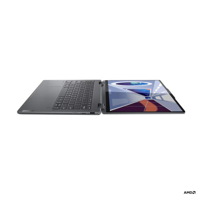 Лаптоп Lenovo Yoga Pro 7 14ARP8, AMD Ryzen 7 7735U, 8C (2.7 / 4.7 GHz, 16MB), 14.0" (35.56 cm) WUXGA , OLED 400nits Glossy / Anti-fingerprint, 16GB LPDDR5, 1TB SSD PCIe 4, Windows 11 Home