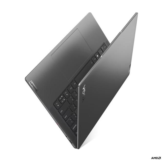 Лаптоп Lenovo Yoga Pro 7 14ARP8, AMD Ryzen 5 7535HS, 6C (3.3 / 4.5 GHz, 16MB), 14.5" (36.83 cm) 3K 120Hz, NVIDIA GeForce RTX 3050 6GB, 16GB LPDDR5, 1TB SSD PCIe 4, Free DOS