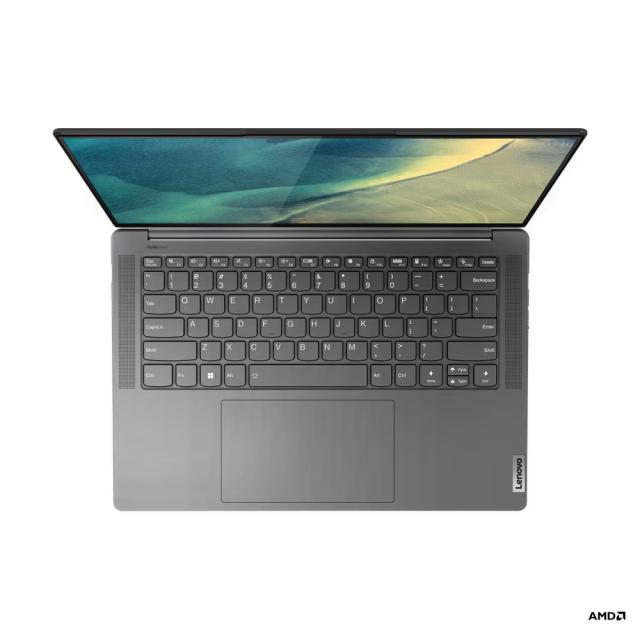 Лаптоп LENOVO Yoga Slim 7 ProX 14ARH7, AMD Ryzen 7 6800HS 8C (3.2/4.7GHz, 16MB Cache), 14.5" (36.83cm) 3K, IPS 400nits Anti-glare, 120Hz, NVIDIA GeForce RTX 3050 4GB, 16GB LPDDR5X, 1TB SSD NVMe, Windows® 11 Home