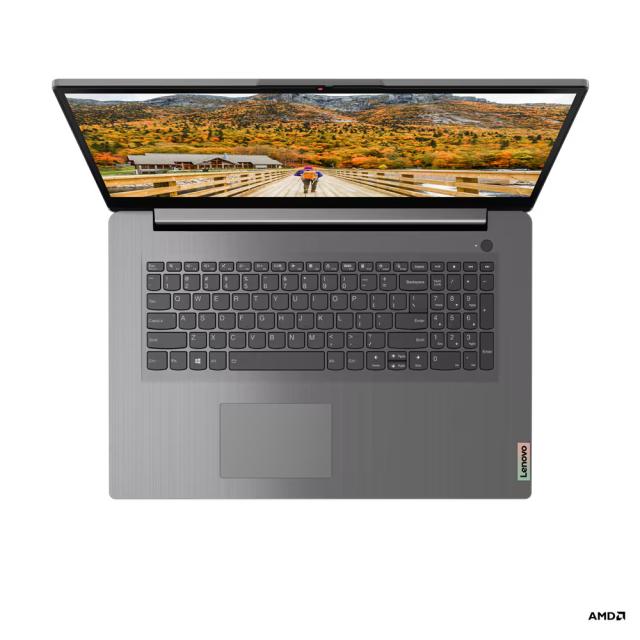 Лаптоп Lenovo IdeaPad 3 17ALC6, 17.3", Full HD IPS, AMD Ryzen 5 5500U 6C (2.1/4.0 GHz, 8 MB cache), 8GB DDR4, 512GB SSD Free DOS
