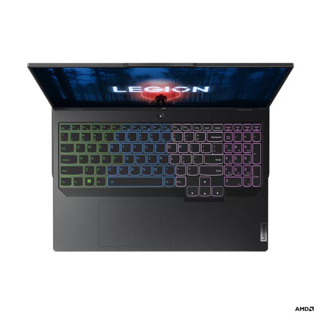 Лаптоп Legion Pro 5 16ARX8, 16.0" (40.64 cm) WQXGA IPS,165Hz, AMD Ryzen 7 7745HX 8C (3.6 / 5.1GHz, 32MB Cache), NVIDIA GeForce RTX 4060 8GB , 32GB DDR5, 1TB SSD, Free DOS