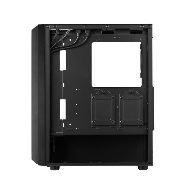 Кутия ADATA VALOR STORM BLACK, 2 x USB 3.2 Gen 1, Mini-ITX, Micro-ATX, ATX