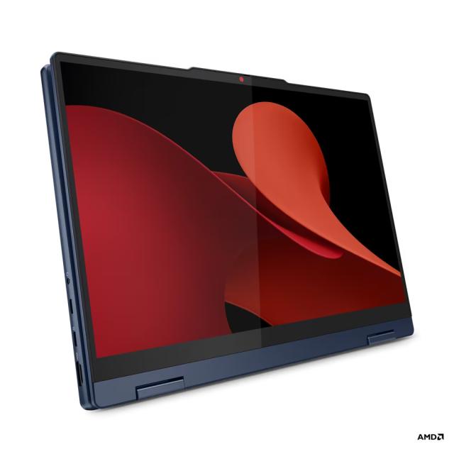 Лаптоп Lenovo IdeaPad 5 2-in-1 14AHP9, 14.0" (35.56 cm), Full HD+, Touchscreen , AMD Ryzen 5 8645HS 6C (4.3/5.0GHz, 16MB), AMD Radeon 760M, 16GB LPDDR5x, 512GB SSD, Windows 11 Home