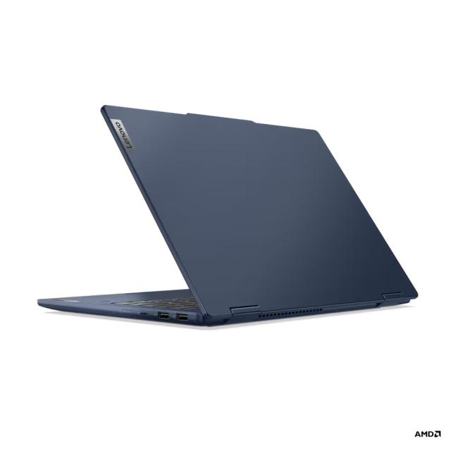 Лаптоп Lenovo IdeaPad 5 2-in-1 14AHP9, 14.0" (35.56 cm), Full HD+, Touchscreen , AMD Ryzen 5 8645HS 6C (4.3/5.0GHz, 16MB), AMD Radeon 760M, 16GB LPDDR5x, 512GB SSD, Windows 11 Home