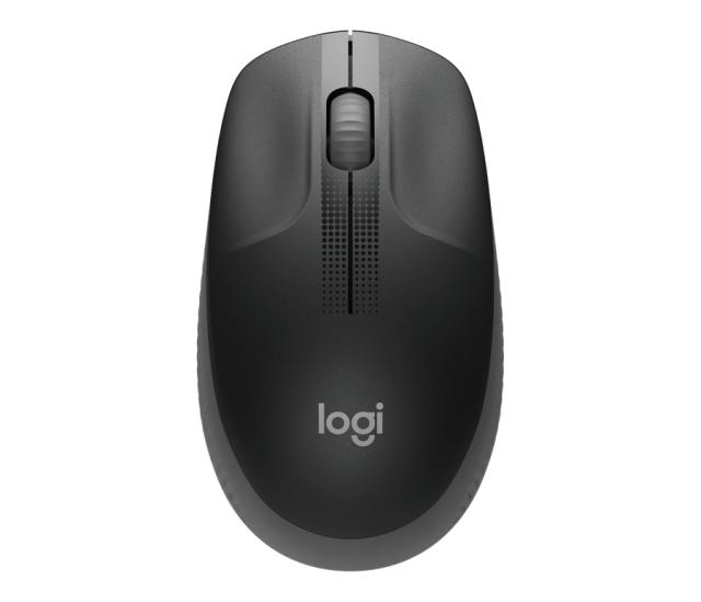Мишка Logitech M190, оптична (1000dpi), Wireless, черна