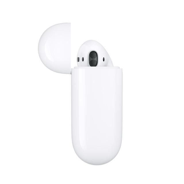 Слушалки Apple AirPods 2 с Charging Case (жичен), безжични, Bluetooth, микрофон, бели