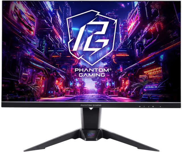 Монитор ASRock PG27QFT2A, 27.0" (68.58 cm) QHD (2560x1440) IPS, 180Hz, 1ms, Wi-Fi, 2x HDMI, DP, AMD FreeSync, VESA DisplayHDR 400