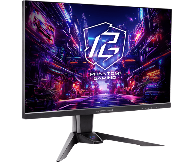 Монитор ASRock PG27QFT2A, 27.0" (68.58 cm) QHD (2560x1440) IPS, 180Hz, 1ms, Wi-Fi, 2x HDMI, DP, AMD FreeSync, VESA DisplayHDR 400