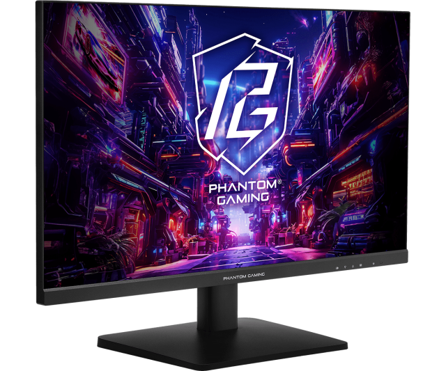 Монитор ASRock PG27QFT1B, 27.0" (68.58 cm) QHD (2560x1440) IPS, 180Hz, 1ms, 2x HDMI, DP, AMD FreeSync, VESA DisplayHDR 400