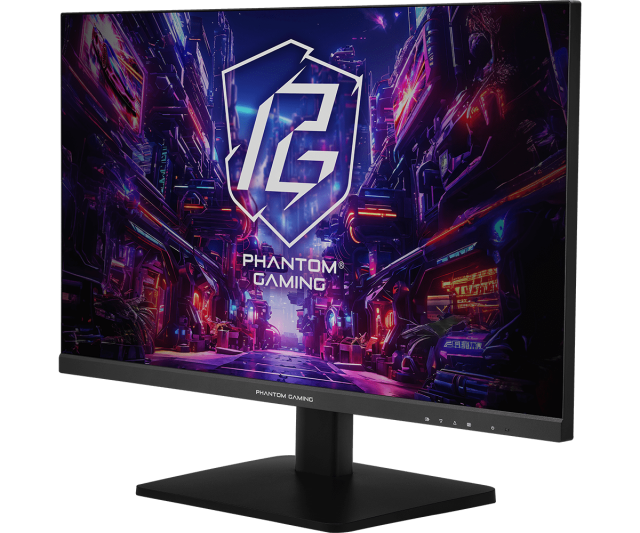 Монитор ASRock PG27QFT1B, 27.0" (68.58 cm) QHD (2560x1440) IPS, 180Hz, 1ms, 2x HDMI, DP, AMD FreeSync, VESA DisplayHDR 400