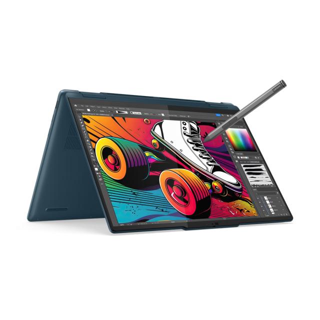 Лаптоп Lenovo Yoga 7 2-in-1 14IML9, 14.0" (35.56 cm), Full HD+, Touchscreen, Intel Core Ultra 7 155H 16C (1.4/4.8GHz, 24M), Intel Arc 8 Core, 16GB DDR5, 1TB SSD, Windows 11 Home