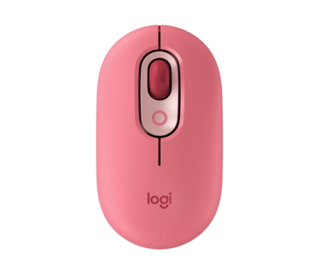 Мишка Logitech POP Mouse, оптична (4000 dpi), Bluetooth/Wireless, розова