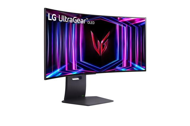 Монитор LG 34GS95QE-B, 34" (86.36cm) Curved OLED, 240Hz, WQHD, 0.03ms, HDR10, 275cd/m2, DisplayPort, HDMI, USB