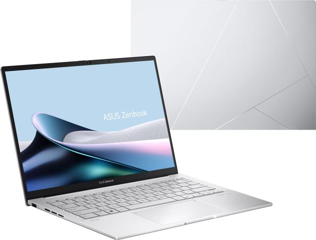 Лаптоп Asus Zenbook 14 UX3405MA-PP288W, Intel Core Ultra 9 185H 16C (2.3/5.1GHz, 24MB Cache), 14" (35.56cm) OLED WQXGA+ 120Hz Glare Display, 32GB LPDDR5X, 1TB SSD NVMe, 2x Thunderbolt 4, Windows 11 Home