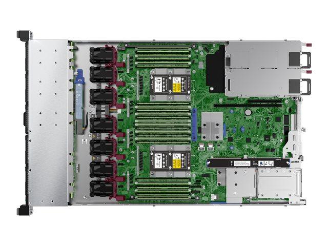 Сървър HPE ProLiant DL360 Gen10, Intel Xeon Silver 4214R 12C (2.4/3.5 GHz, 16.5 MB Cache), 32GB DDR4, без HDD 8x 2.5” SFF, RAID контролер Broadcom MegaRAID MR416i-a, 4x 1GbE, 800W PSU, Free DOS