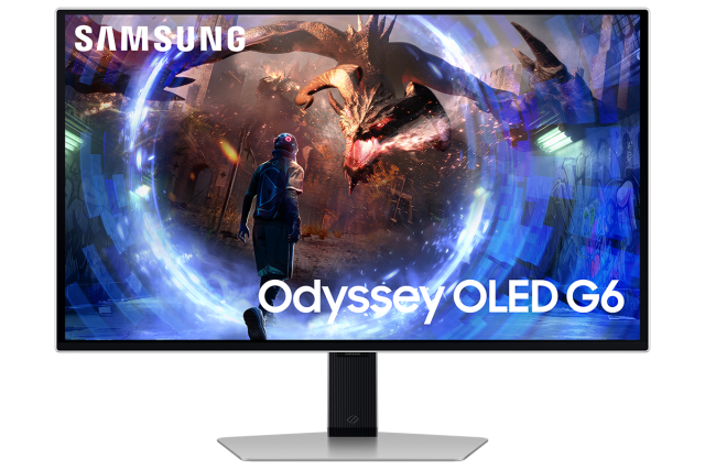 Монитор SAMSUNG Odyssey G6 27DG602, 27.0" (68.58 cm) QD-OLED WQHD, 360Hz, 0.3ms, HDR10, FreeSync Premium Pro, 2x HDMI, DP