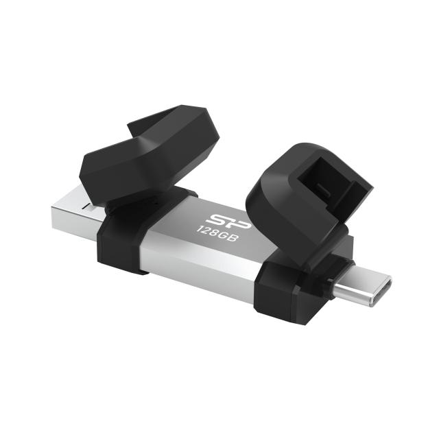 USB памет Silicon Power Mobile C51 128GB, USB Type-A 3.0 / USB Type-C (USB 3.2 Gen 1)