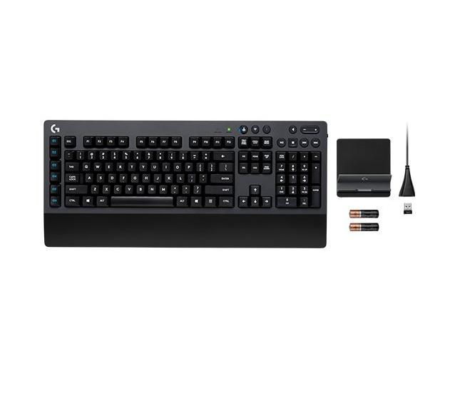 Клавиатура Logitech G613 Wireless Keyboard, Romer-G Tactile, Lightspeed Wireless, Bluetooth, 6 Macro G-Keys, Dark Grey