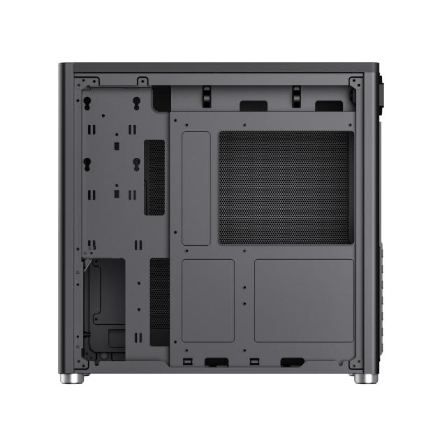 Кутия Gamemax MeshBOX Black, Middle Tower, 1 x USB 3.1 Type-C, 1 x USB 3.0, ATX/mATX/Mini-ITX