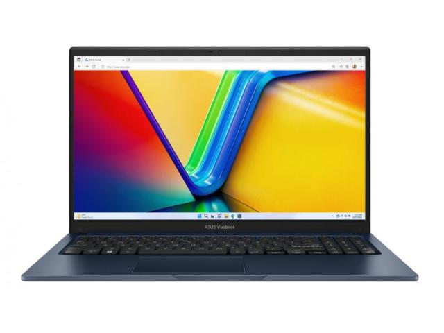 Лаптоп Asus Vivobook 15 X1504ZA-NJ886, Intel Core i5-1235U 10C (1.3/4.4GHz, 12MB Cache), 15.6" (39.62cm) Full HD Anti-Glare Display, 16GB DDR4, 512GB SSD NVMe, 1x USB 3.2 Gen 1 Type-C, 2x USB 3.2 Type-A, Free DOS