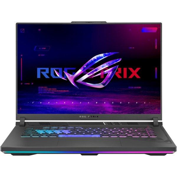 Лаптоп Asus ROG Strix G16 G614JIR-N4084, Intel Core i9-14900HX 24C (2.2/5.8GHz, 36MB Cache), 16" (40.64cm) WQXGA 240Hz Anti-Glare Display, NVIDIA GF RTX 4070 8GB, 16GB DDR5, 1TB SSD NVMe, 1x Thunderbolt 4, Free DOS