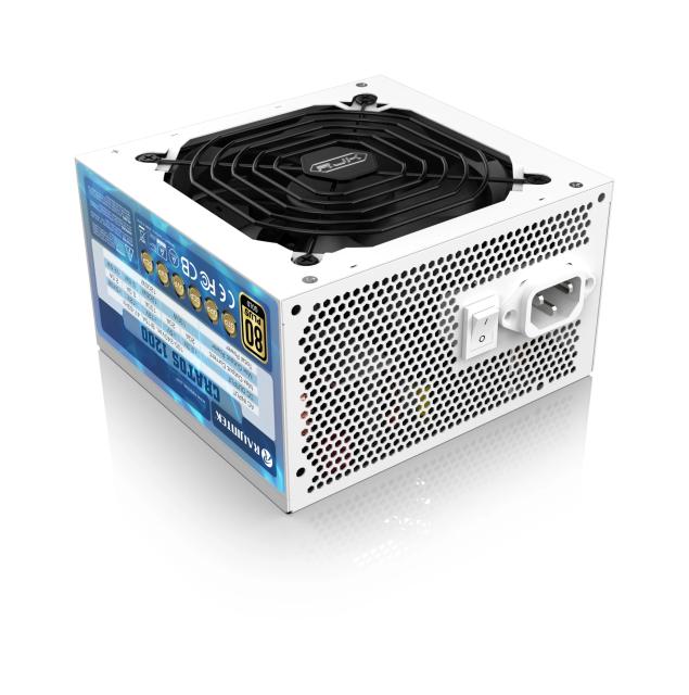 Захранване Raijintek CRATOS 1200 WHITE, 1200W, Active PFC, 80 Plus Platinum, Full Modular