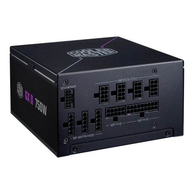 Захранване Cooler Master GX II GOLD 750W, 80+ GOLD, Active PFC, Full Modular