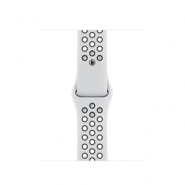Часовник Apple Watch Nike S6 GPS, 40mm Silver Aluminium Case with Pure Platinum/Black Nike Sport Band - Regular