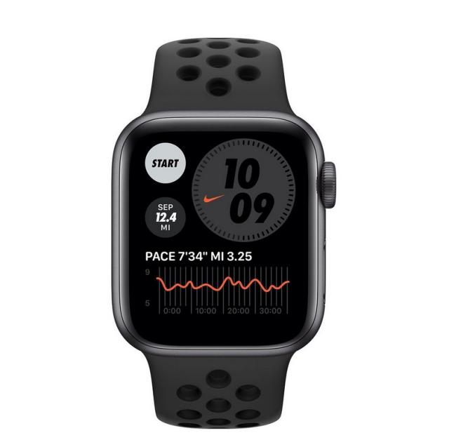 Часовник Apple Watch Nike S6 GPS, 40mm Space Gray Aluminium Case with Anthracite/Black Nike Sport Band - Regular