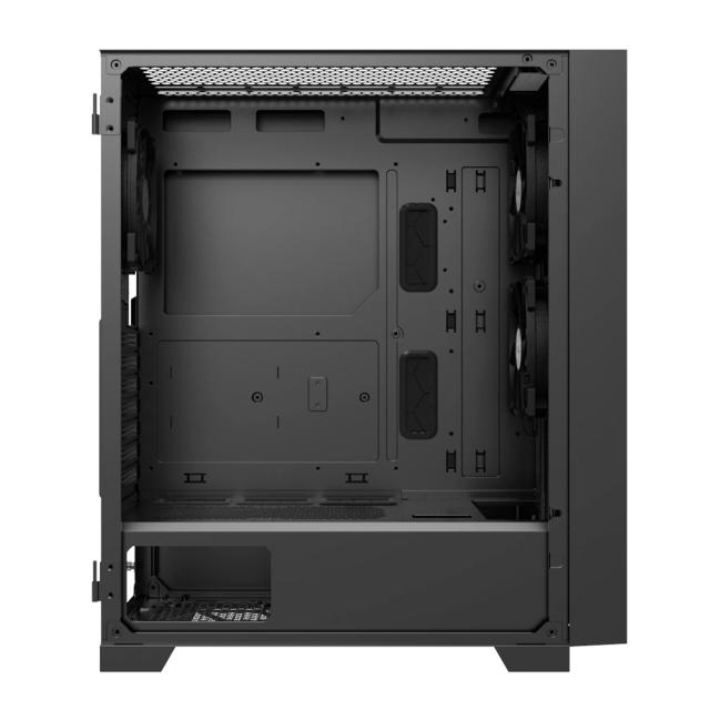 Кутия Montech AIR 100 LITE, TG, Middle Tower, 2 x USB 3.0, 1 x USB 2.0, ATX mATX Mini-ITX, Black