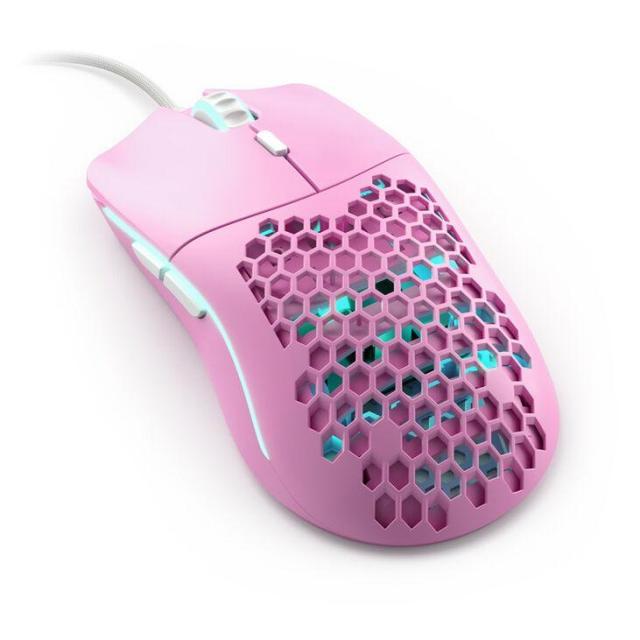 Геймърска мишка Glorious Model O Limited Edition, оптична 12 000 dpi, Pink Forge