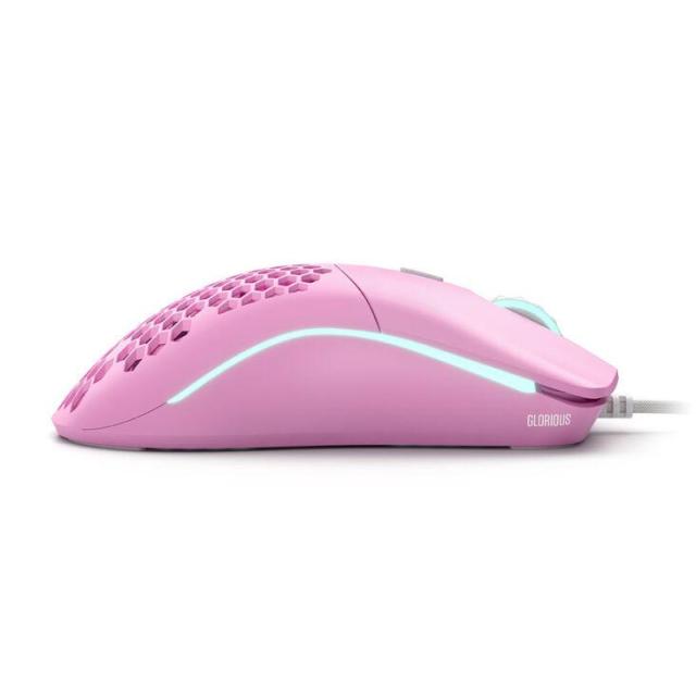 Геймърска мишка Glorious Model O Limited Edition, оптична 12 000 dpi, Pink Forge