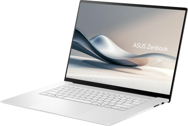 Лаптоп Asus Zenbook S 16 UM5606WA-RJ126X, AMD Ryzen AI 365 10C (2.0/5.0GHz, 24MB Cache), 16" (40.64cm) WQXGA+ OLED 120Hz, Touchscreen Display, 32GB LPDDR5X, 2TB SSD NVMe, Wi-Fi 7+ BT 5.4, 2x USB4, Windows 11 Pro