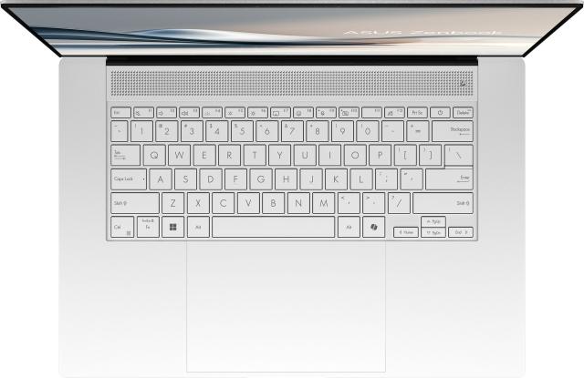 Лаптоп Asus Zenbook S 16 UM5606WA-RJ126X, AMD Ryzen AI 365 10C (2.0/5.0GHz, 24MB Cache), 16" (40.64cm) WQXGA+ OLED 120Hz, Touchscreen Display, 32GB LPDDR5X, 2TB SSD NVMe, Wi-Fi 7+ BT 5.4, 2x USB4, Windows 11 Pro