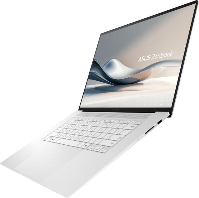 Лаптоп Asus Zenbook S 16 UM5606WA-RJ126X, AMD Ryzen AI 365 10C (2.0/5.0GHz, 24MB Cache), 16" (40.64cm) WQXGA+ OLED 120Hz, Touchscreen Display, 32GB LPDDR5X, 2TB SSD NVMe, Wi-Fi 7+ BT 5.4, 2x USB4, Windows 11 Pro
