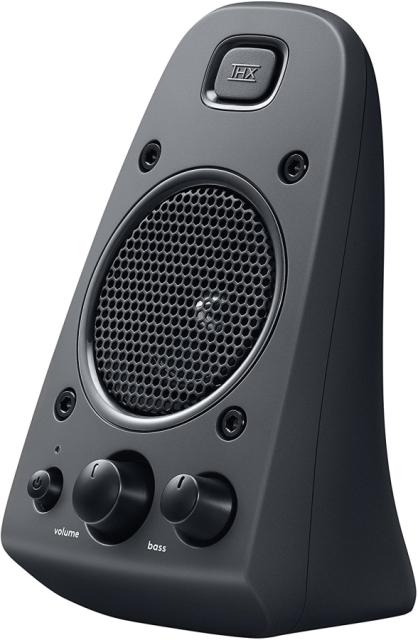 Тонколони Logitech Z625 THX, 2.1, 200W (2x 35W + 1x 130W), AUX, 3,5mm jack, RCA, черни