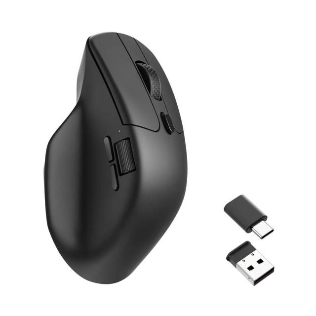 Геймърска мишка Keychron M6 1000Hz, Bluetooth/Wireless, 26 000 dpi, Matte Black