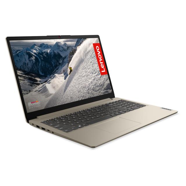 Лаптоп Lenovo IdeaPad 1 15ALC7, AMD Ryzen 7 5700U 8C (1.8/4.3GHz, 24MB Cache), 15.6" (39.62cm) Full HD Anti-Glare Displa, 8GB DDR4, 1TB SSD NVMe, 1x USB 3.2 Gen 1 Type-C, Free DOS