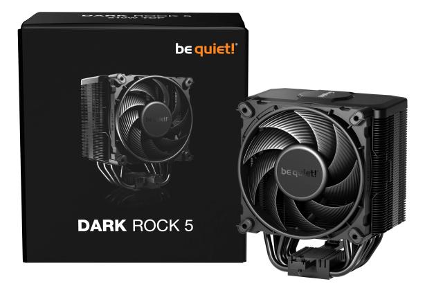 Охладител за процесор be quiet! Dark Rock 5, 4 pin PWM, LGA1700/LGA1200/LGA115x/АМ4/AM5