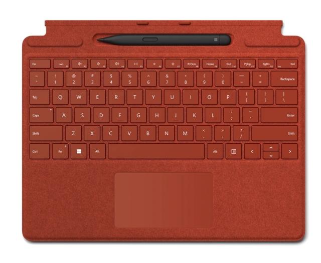 Клавиатура Microsoft Surface Pro Keyboard Pen 2 Bundel Poppy Red