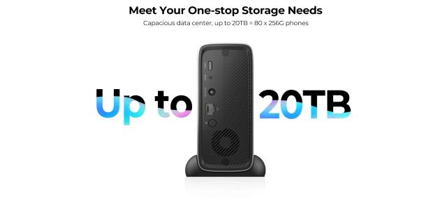 Orico NAS устройство Personal Cloud Storage MetaBox, ARM 4-Core Cortex-A55, 1GB DDR4, 8GB eMMC, USB Type-C
