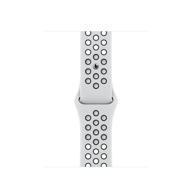 Часовник Apple Watch Nike SE (v2) GPS, 40mm Silver Aluminium Case with Pure Platinum/Black Nike Sport Band - Regular
