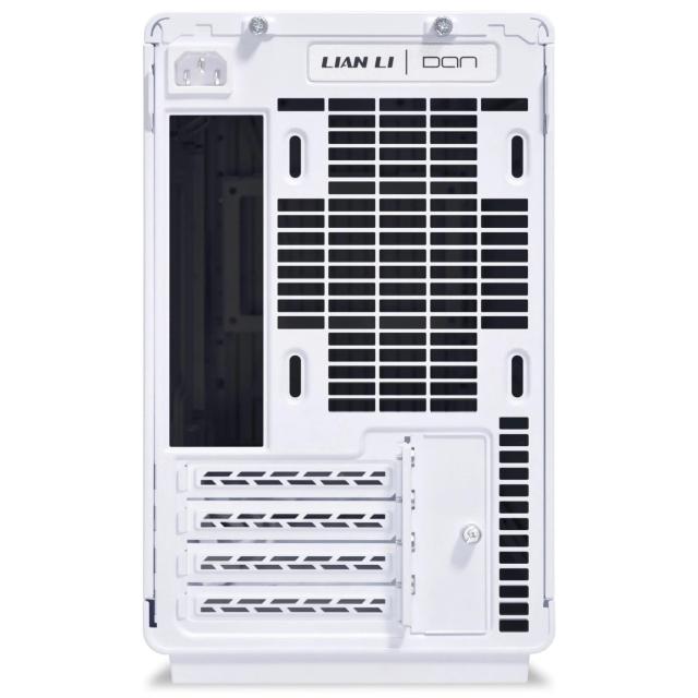 Кутия Lian-Li DAN A3 White, Micro Tower, 2x USB 3.0 TYPE-A, 1x USB 3.1 TYPE-C, 1x Mic, 1x HD Audio, mATX