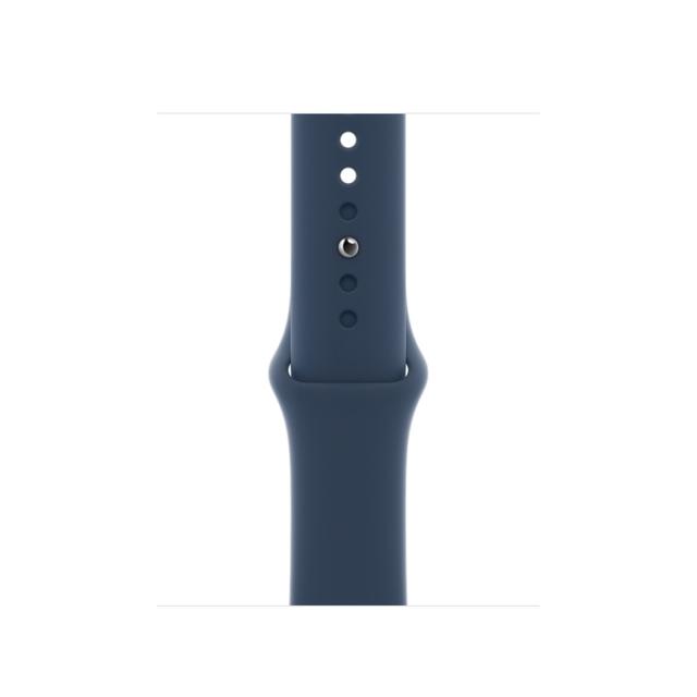 Часовник Apple Watch SE (v2) GPS, 40mm Silver Aluminium Case with Abyss Blue Sport Band - Regular